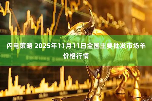 闪电策略 2025年11月11日全国主要批发市场羊价格行情